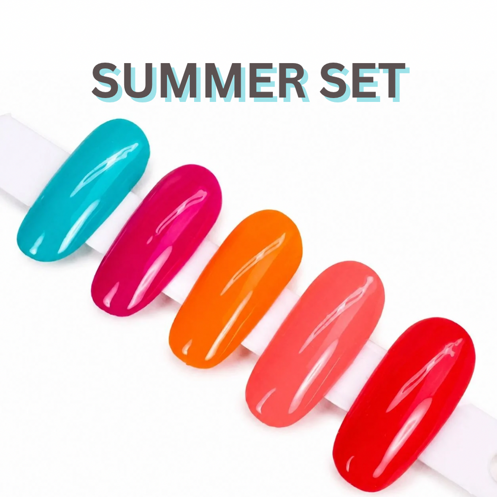Summer Set 5x12 Gel Polish von NOGTIKA