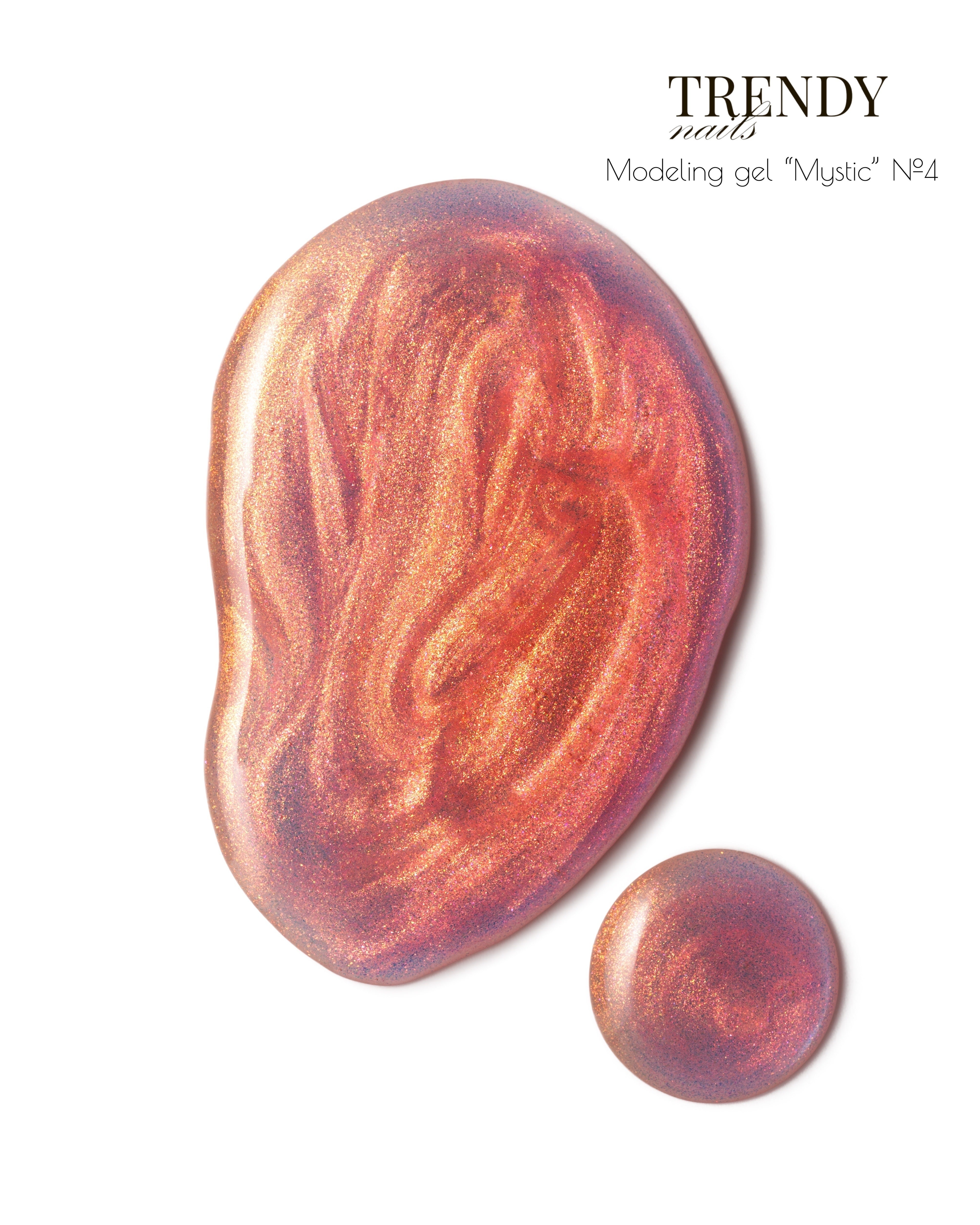 Modeling Gel selbstglättend Mystic Collection in 5 Farben 15ml von Trendy Nails