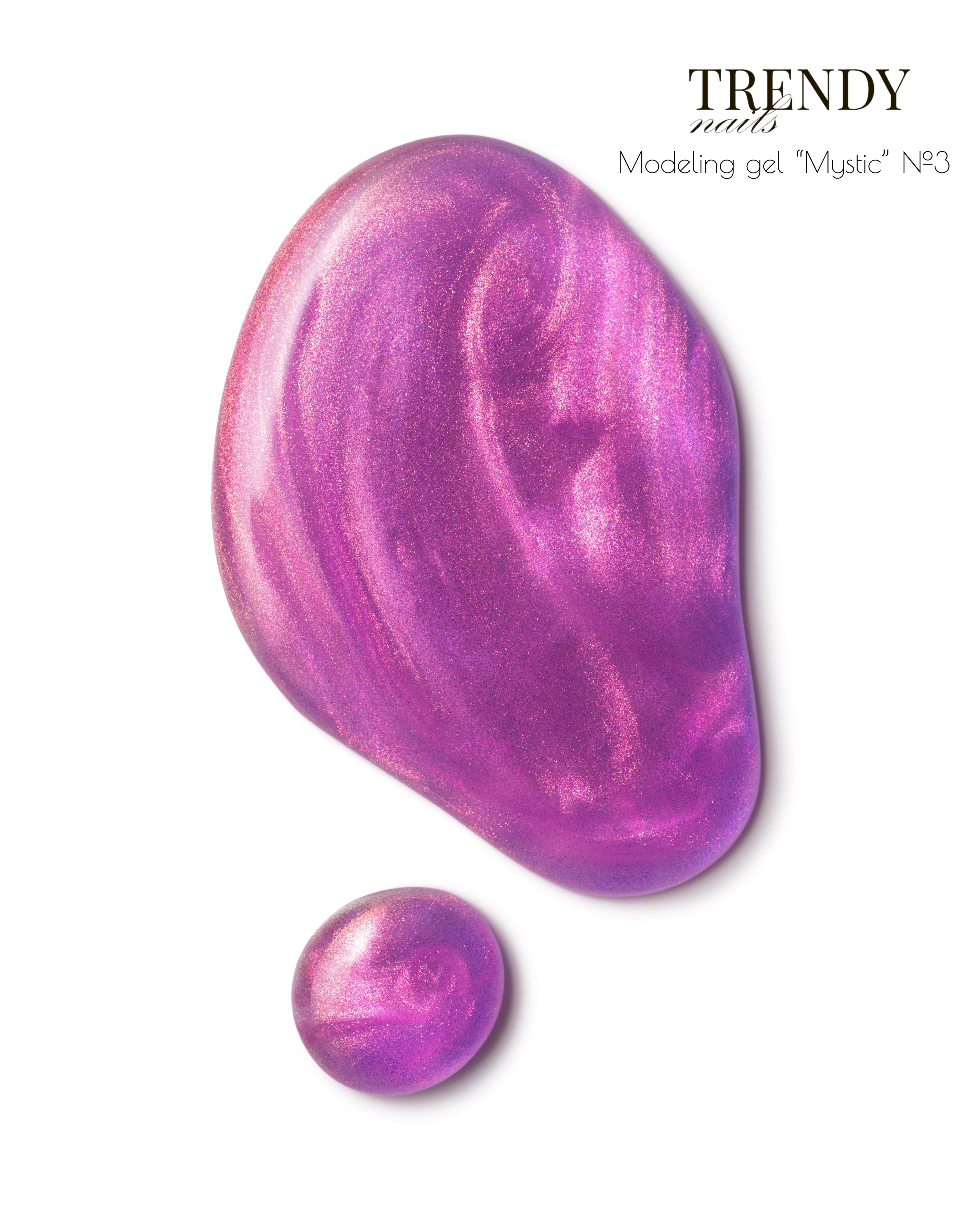 Modeling Gel selbstglättend Mystic Collection in 5 Farben 15ml von Trendy Nails