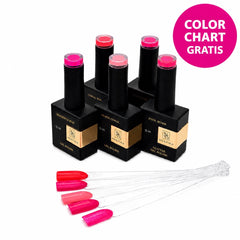 Trend Juli SET 5 x Gel Polish (12ml) + Gratis Colorchart von NOGTIKA
