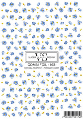 Slider mit Folie (Wasserlösliche Aufkleber) von VS Nails 168 COMBI FOIL