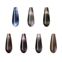 7x8ml Set of Cat Eye Gel MAINE COON von IMEN
