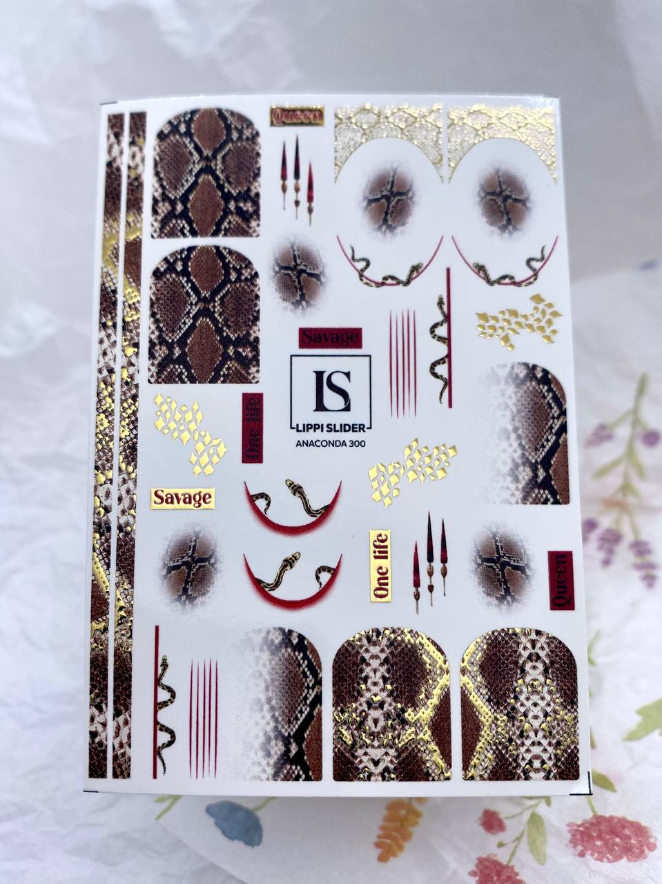 Slider "Anaconda" 300 (Wasserlösliche Aufkleber) von Lippi Slider