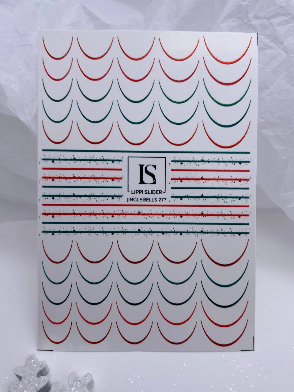 Slider "Jingle Bells" 277 (Wasserlösliche Aufkleber) von Lippi Slider
