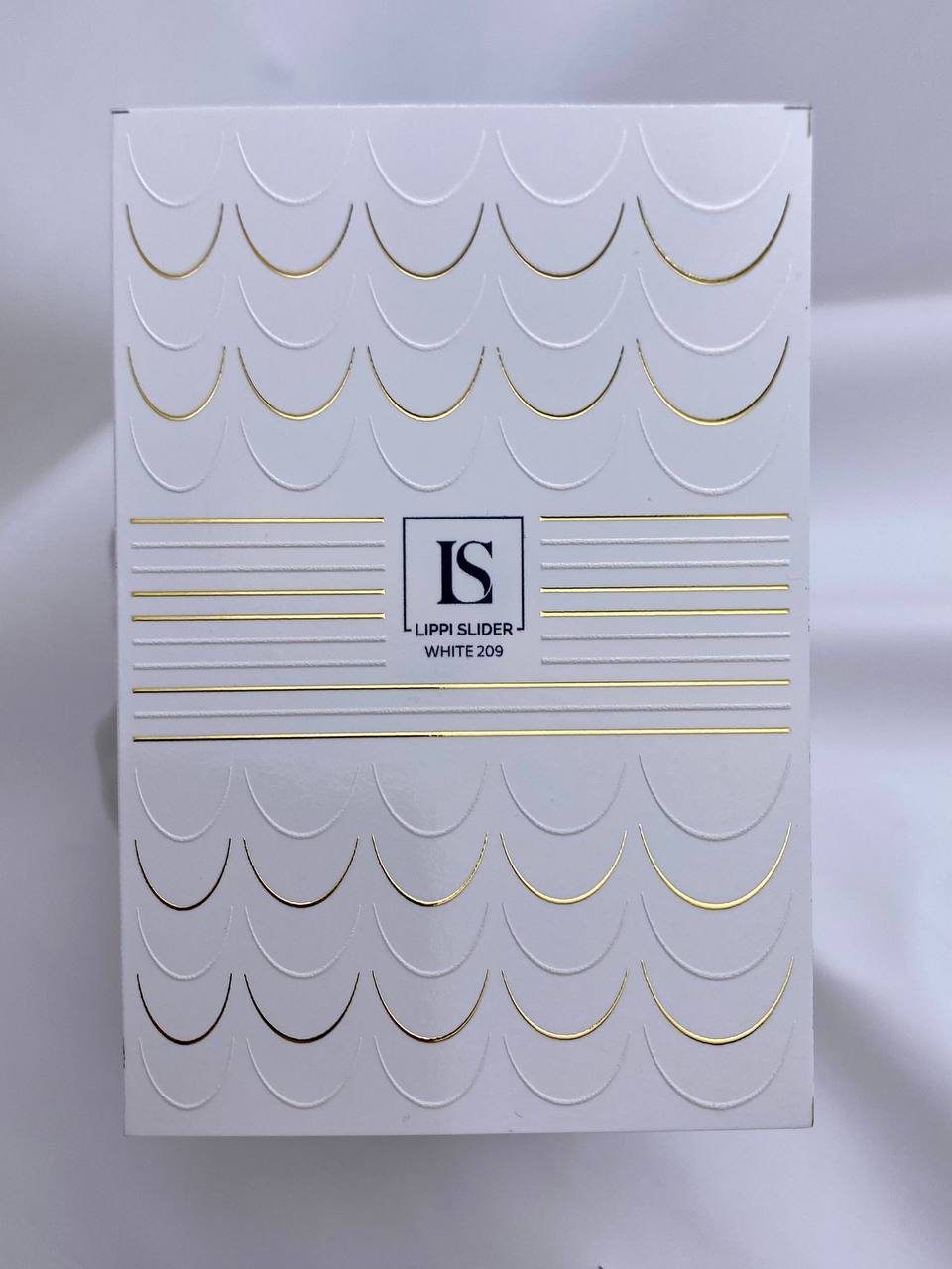 Slider "White" 209 (Wasserlösliche Aufkleber) von Lippi Slider