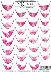 Slider maxi (водорастворимые наклейки) 123 от VS Nails