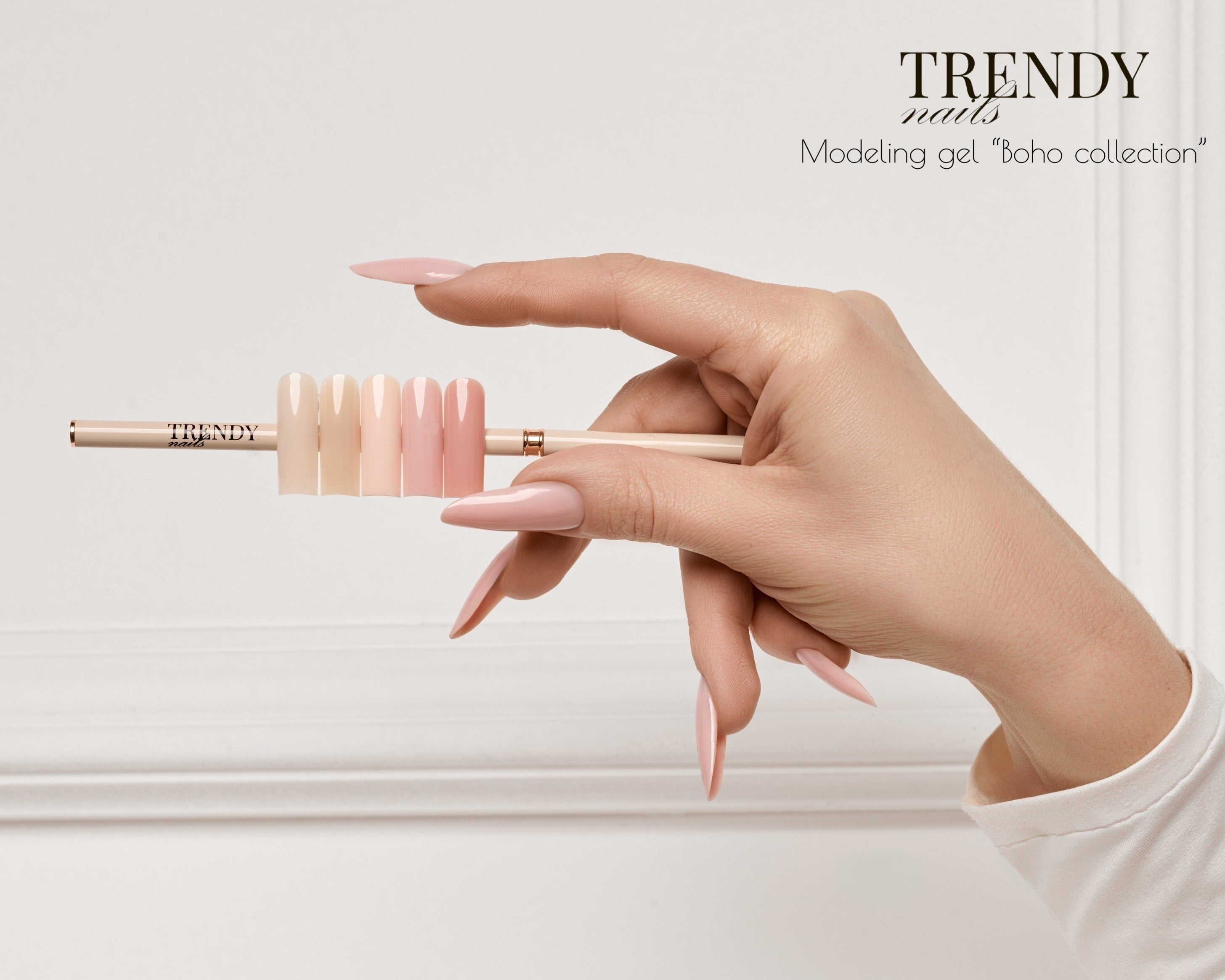 Моделирующий гель саморазглаживающийся LINEN от Trendy Nails (15 мл/30 мл/50 мл)