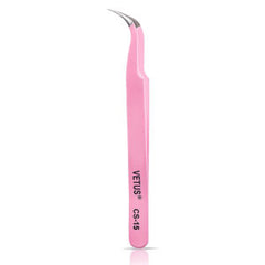 Pinzetta per Nail Art in acciaio inossidabile rosa