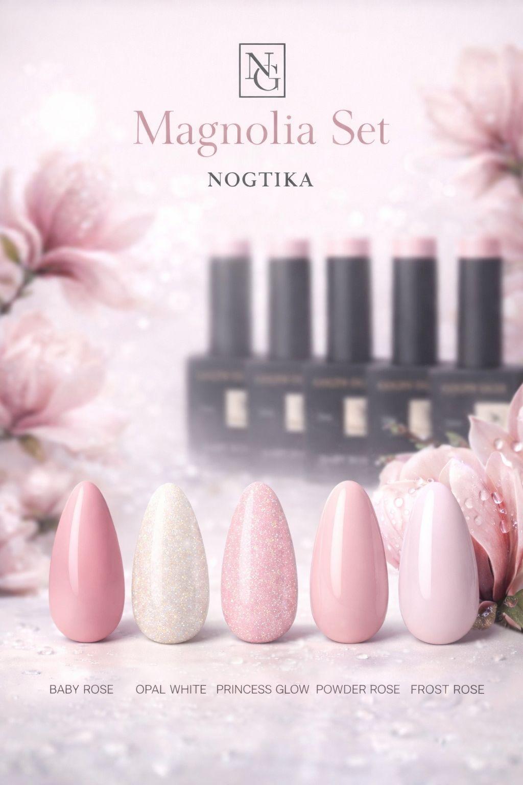 Gel Polish Set Magnolia 5x12ml von Nogtika