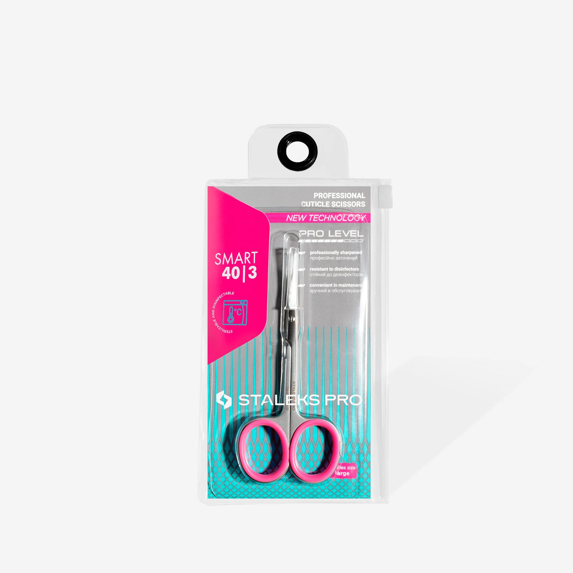 Professional cuticle scissors SS-40/3 STALEKS SMART