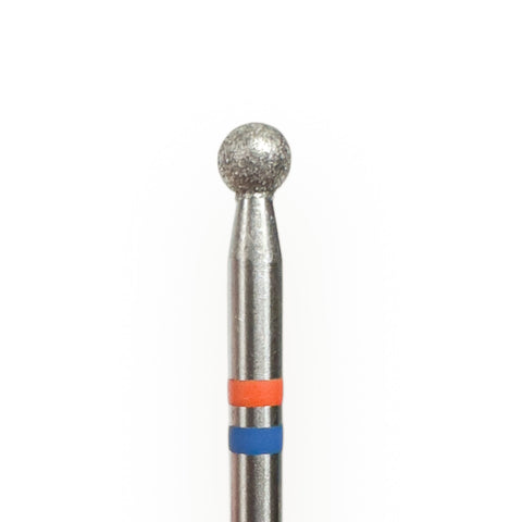 Frese a sfera Bit diamantato molto fine (anello giallo) nelle dimensioni: 2mm a 5,0mm di KMIZ