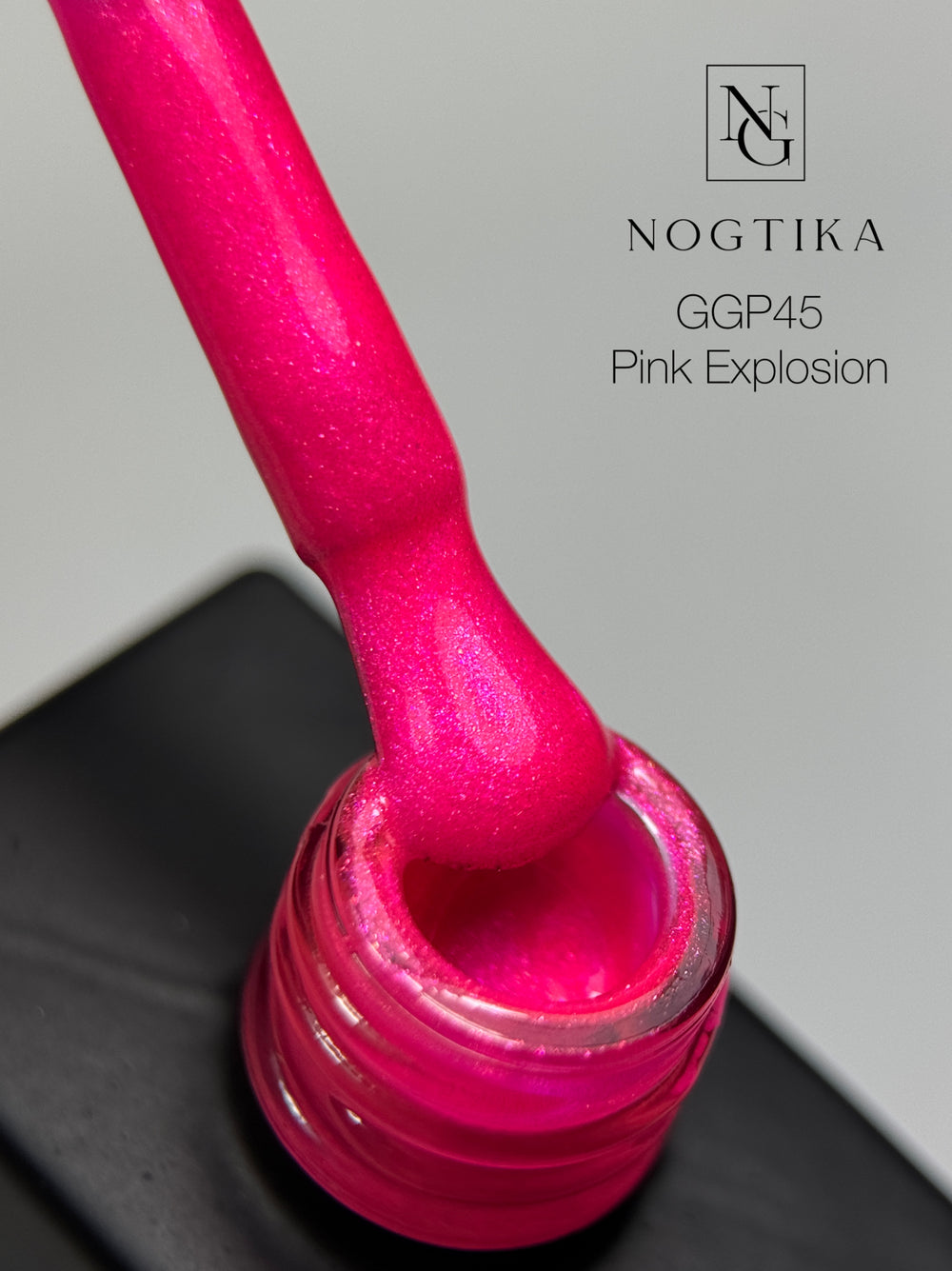 Glitter Gel Polish #45 Pink Explosion  (12ml) TPO-free