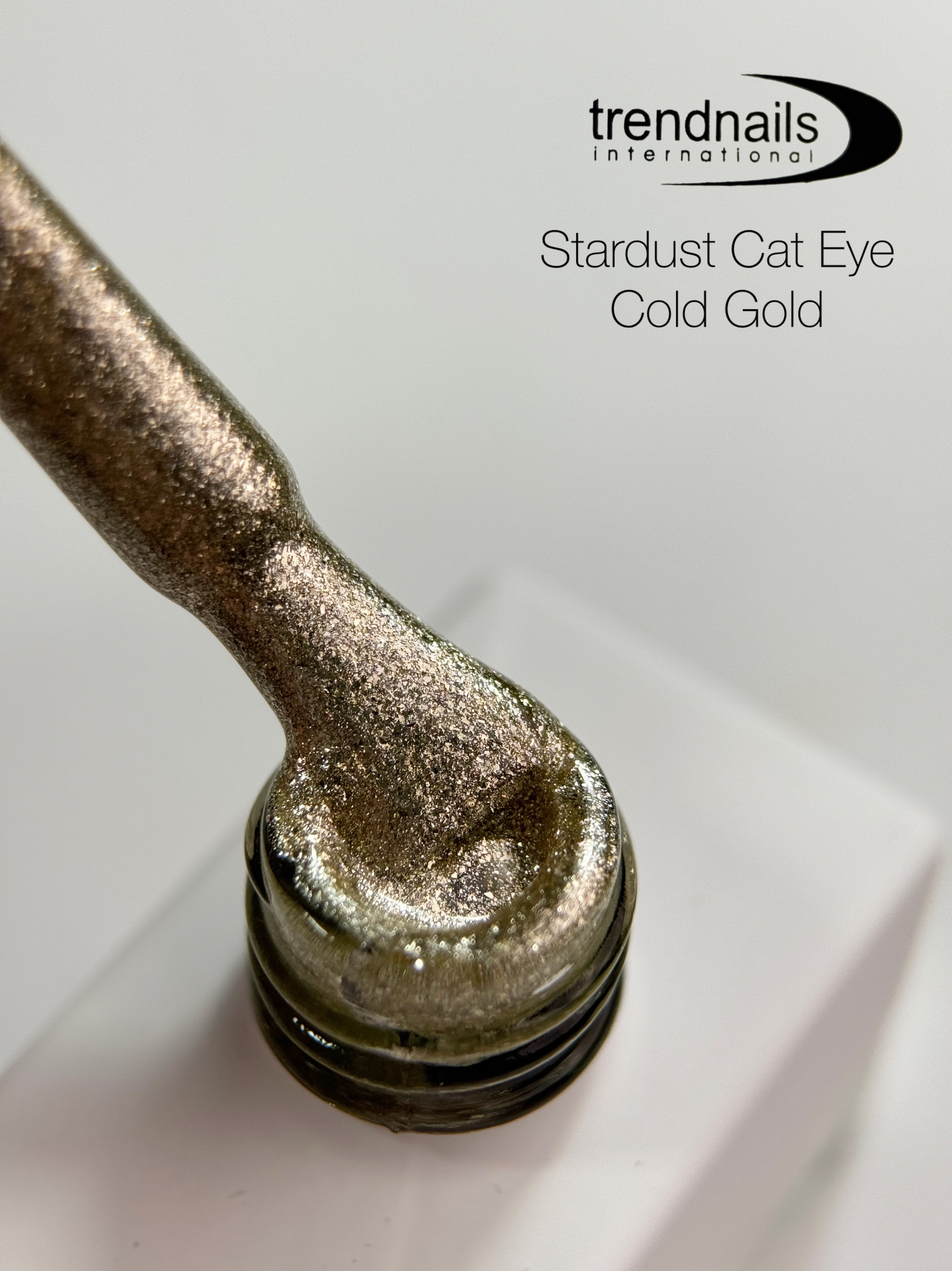 Stardust Cat Eye Gel Polish CHAMPAGNE GOLD 12ml von Trendnails
