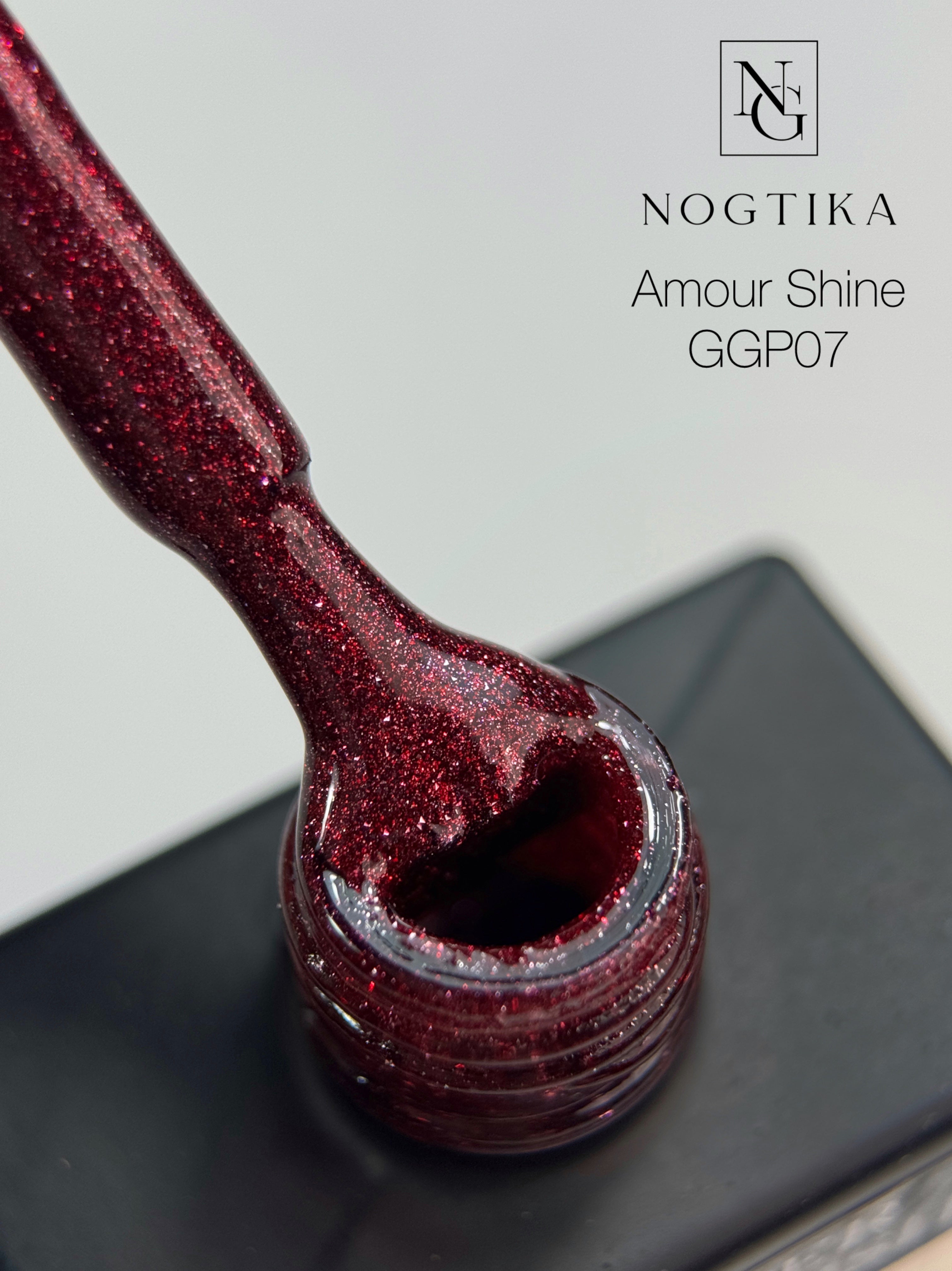 Glitter Gel Polish AMOUR SHINE Nr.GGP7 (12ml) TPO-free