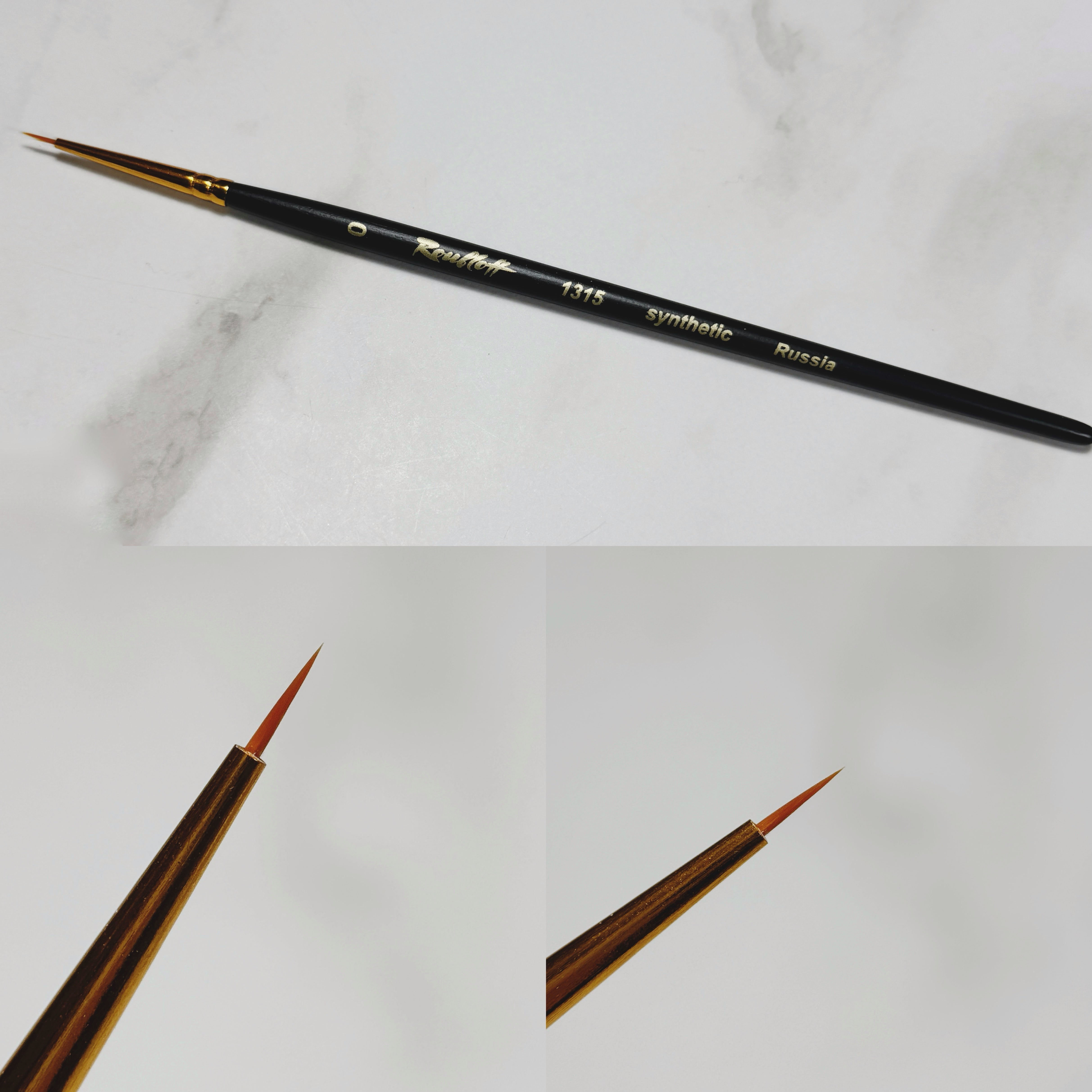 Pennello per design delle unghie 1S15 (Dimensione 00/1/2) Creabliss