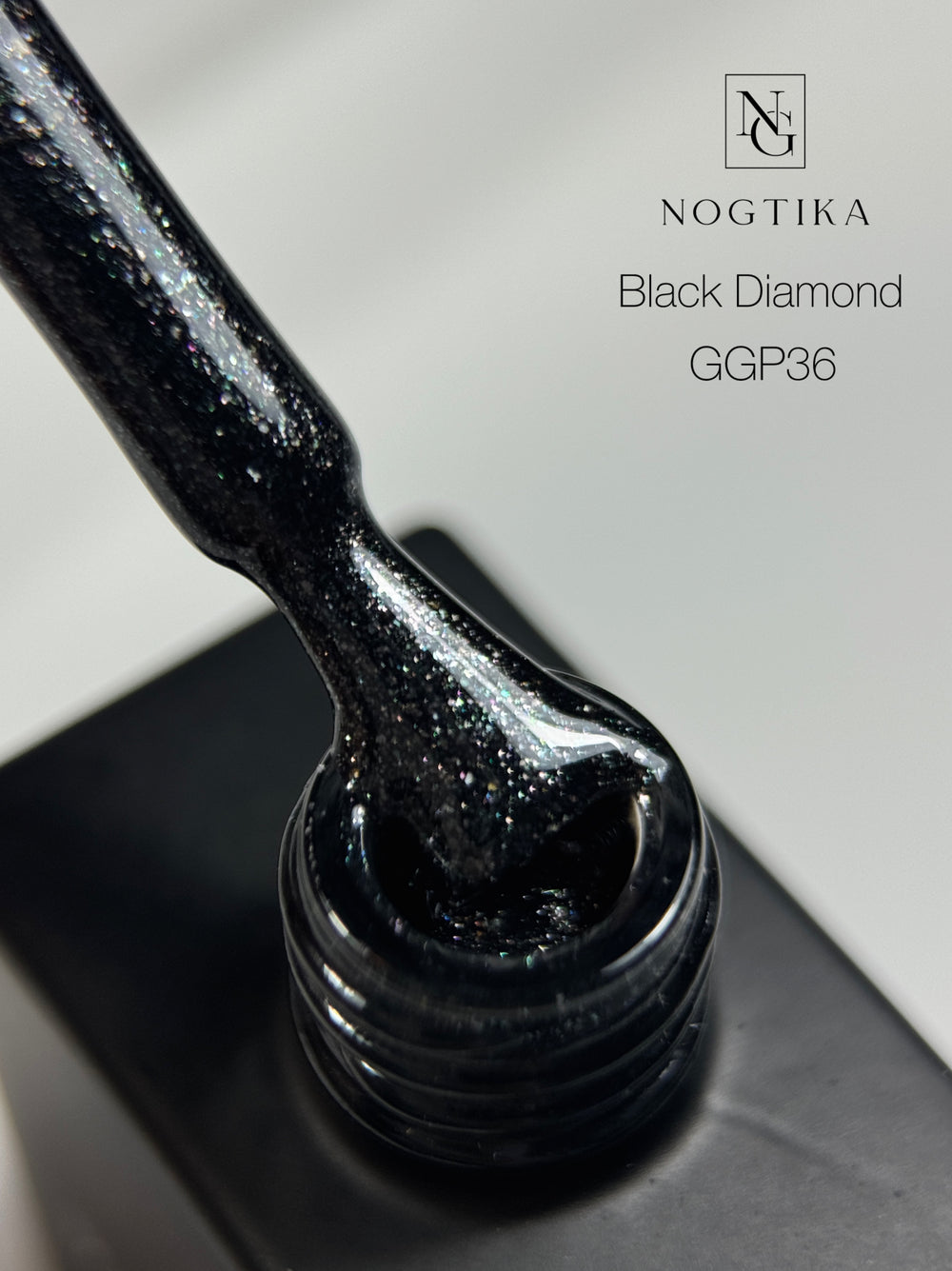 Glitter Gel Polish  # 36 Black Diamond (12ml) TPO-free