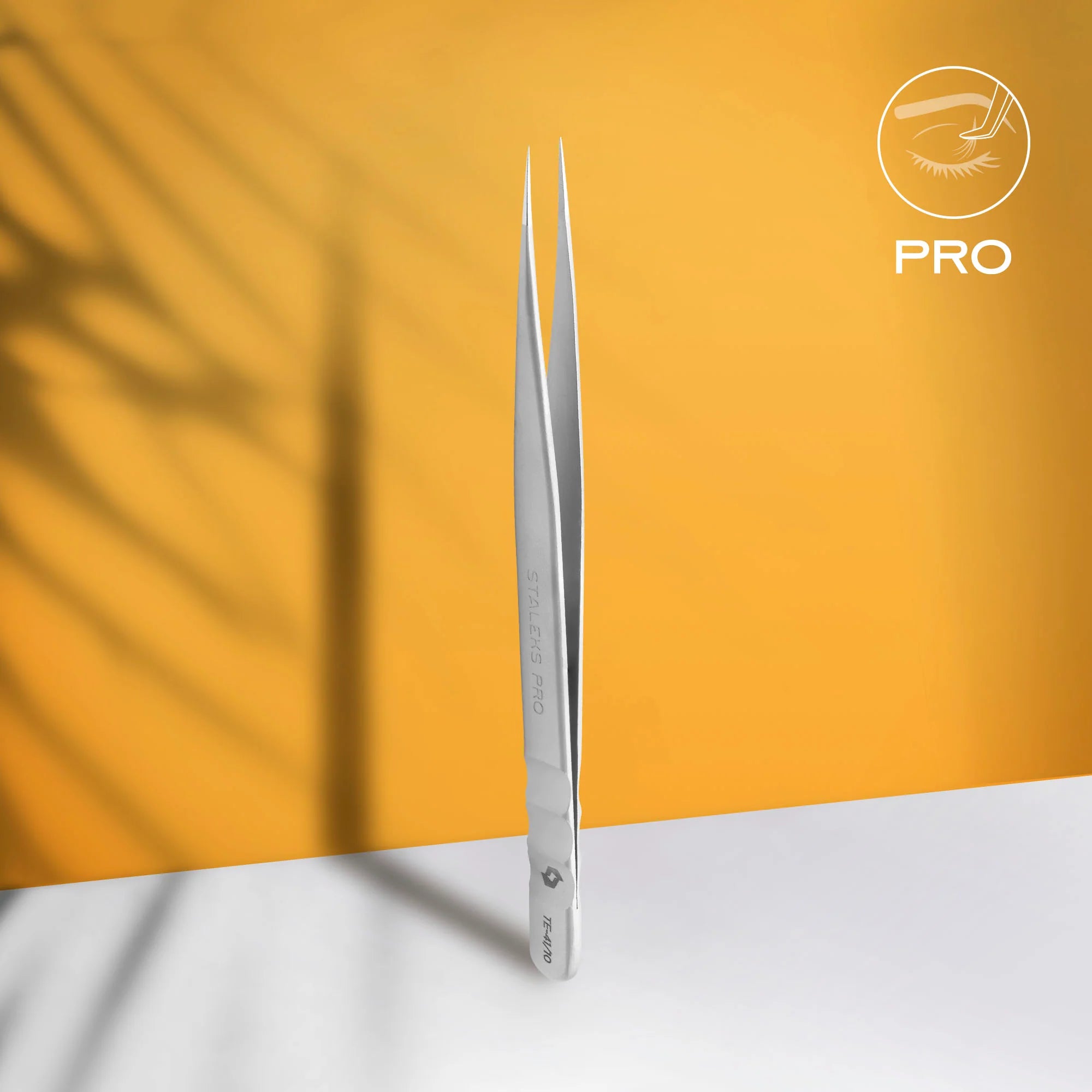 Eyelash tweezers TE-41/10 (135 mm) STALEKS EXPERT