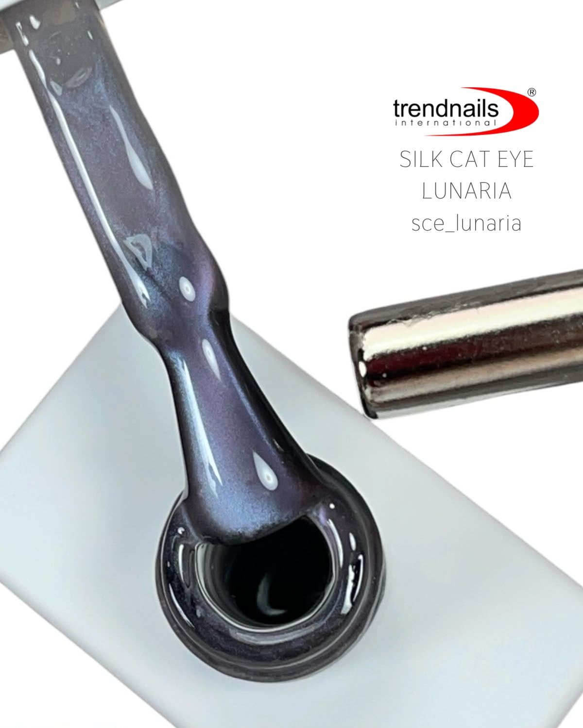 Silk Cat Eye Gel Polish LUNARIA 12ml von Trendnails TPO-Free