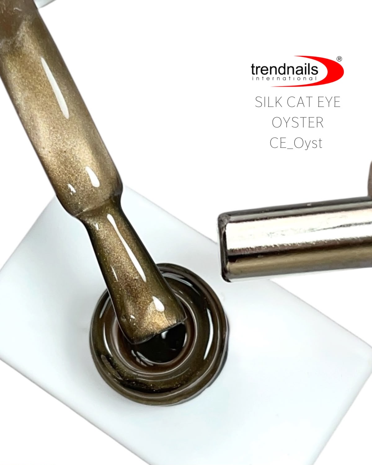 Silk Cat Eye Gel Polish "OYESTER" 12 ml von Trendnails TPO-Free