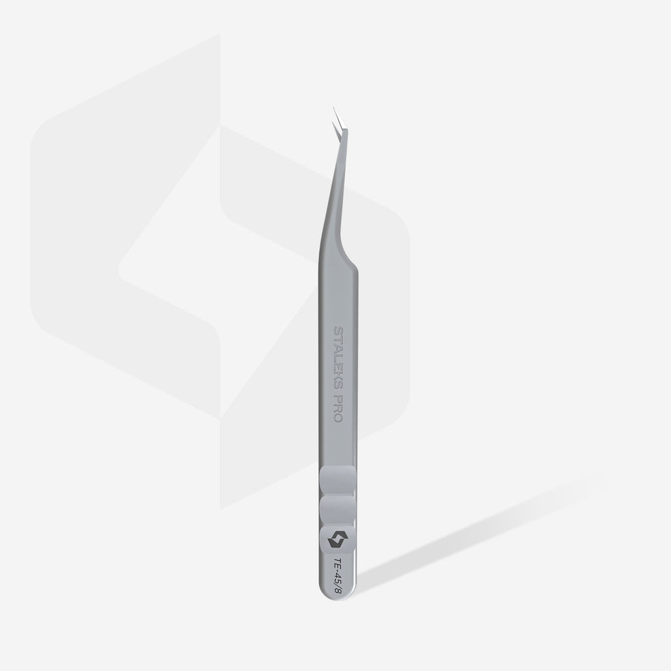 Eyelash tweezers TE-41/3 STALEKS EXPERT