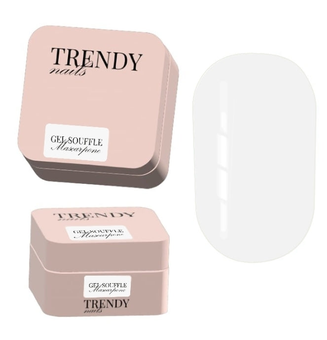 UV/LED Gel SOUFLE  „Mascarpone" von Trendy Nails TPO/HEMA-free (15ml/30ml)