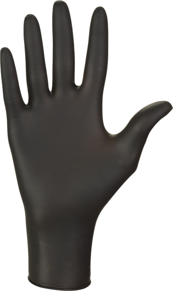 Nitrylex black 100 Stück/Box Schutzhandschuhe, Nitril, puderfrei, schwarz von Mercator
