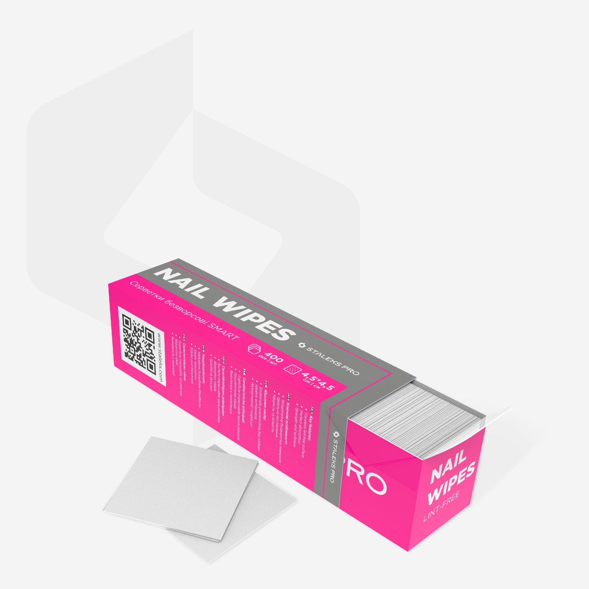 Lint-free wipes 400 pcs. EXPERT from Staleks